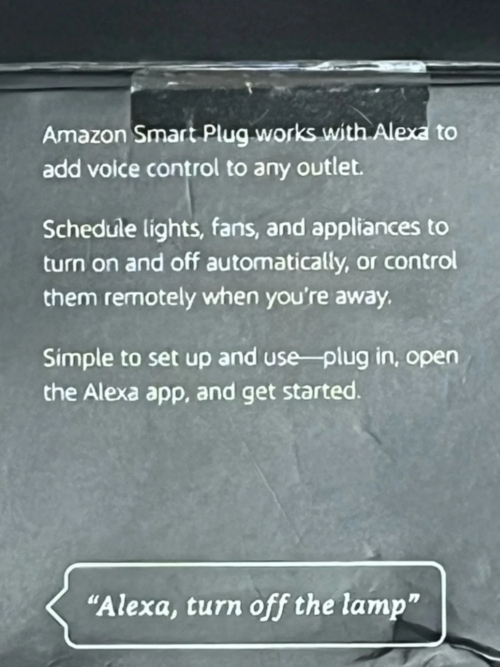 Amazon Smart Plug Single Outlet Wi‑Fi Adapter work with Alexa voice control